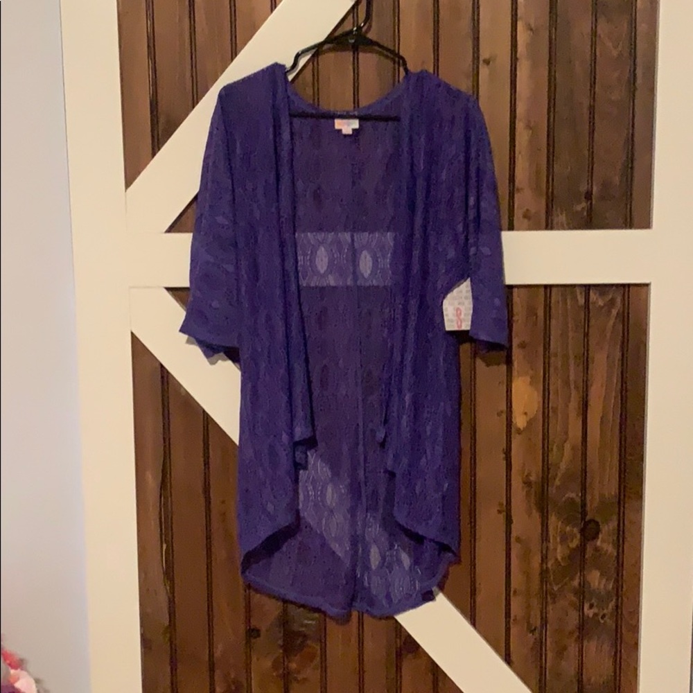 Lularoe clear cover up NWT